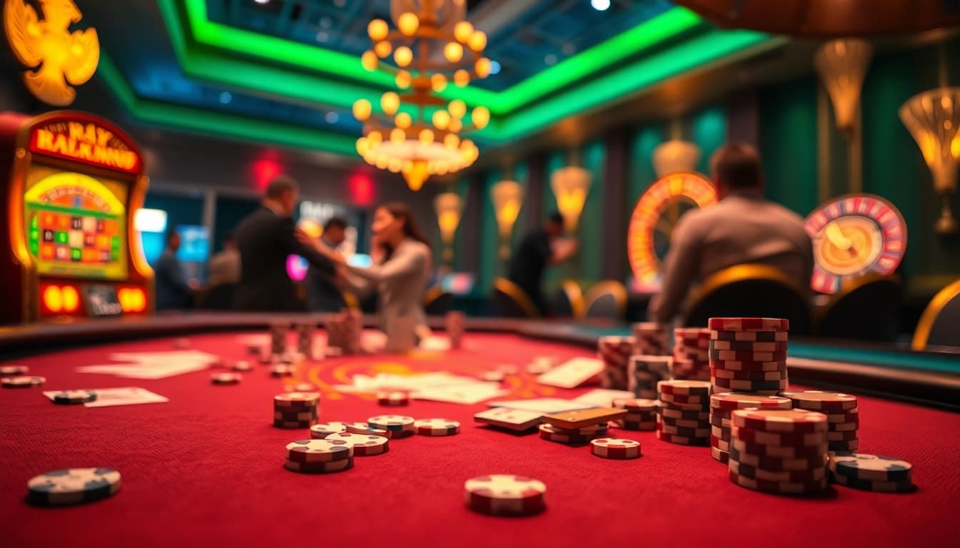 Experience thrilling gameplay at Dominoqiu, where poker champions aim for high stakes and winning hands.