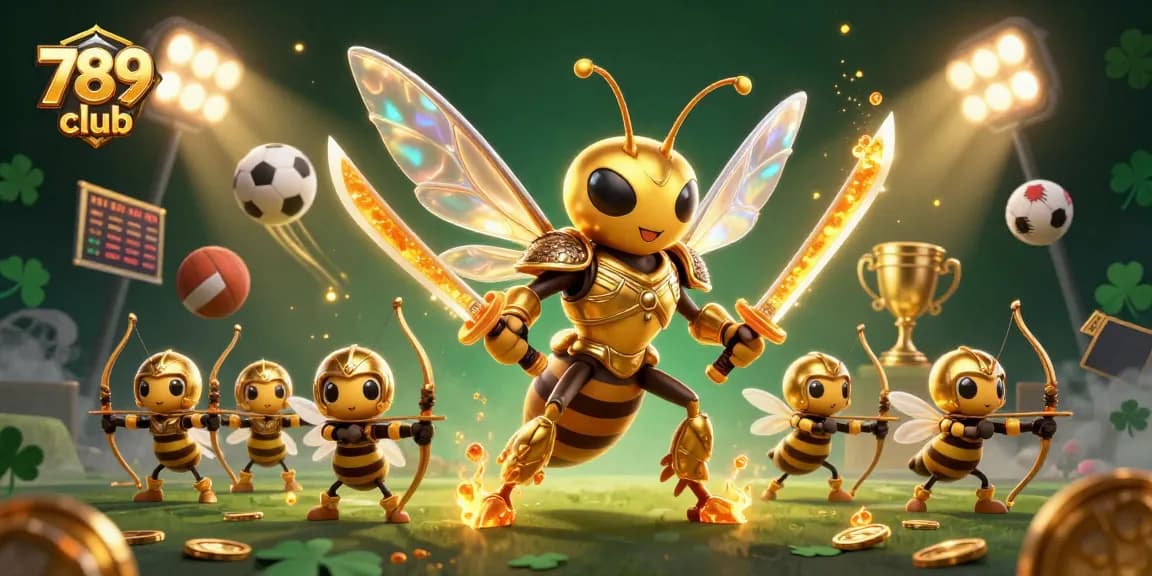 Experience the thrill of betting with 789 club through a dynamic casino-inspired illustration.