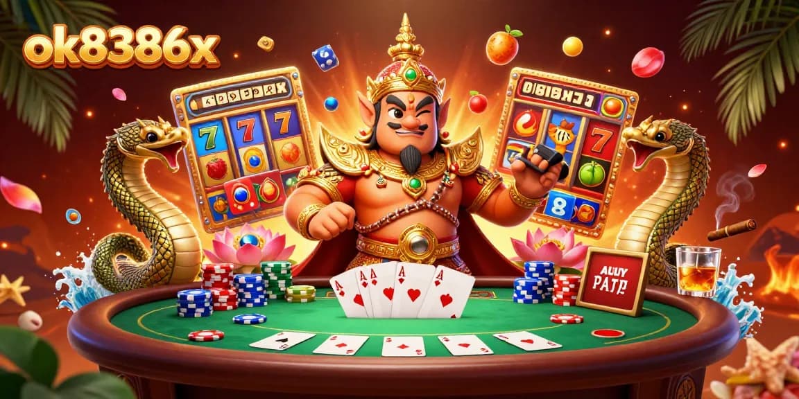 Experience thrilling slots action at ok8386x with colorful reels and dynamic casino elements.
