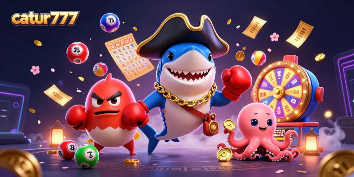 Engage with the thrilling world of catur777 through vibrant 3D cartoon characters and exciting gambling elements.