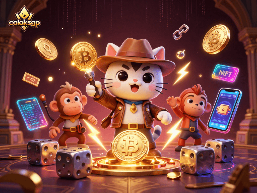 Menangkan pengalaman menyenangkan di coloksgp dengan ilustrasi 3D slot dan karakter menarik.