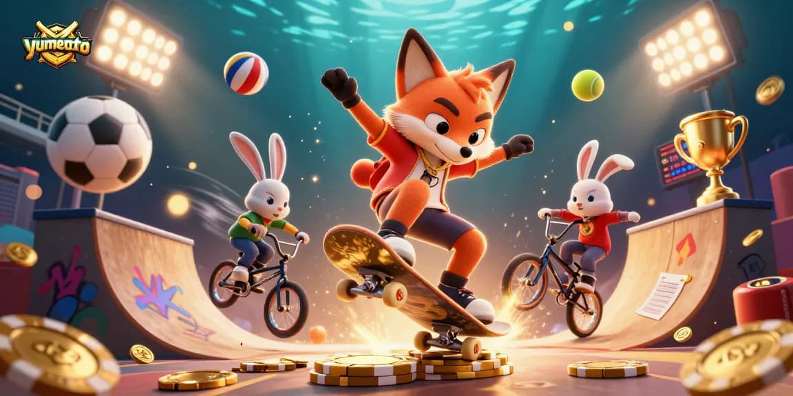 Experience thrilling gameplay at yumetoto with vibrant characters and casino-themed action.