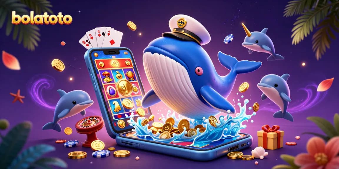 Play engaging bolatoto online slots with lively animated characters celebrating luck and winnings.