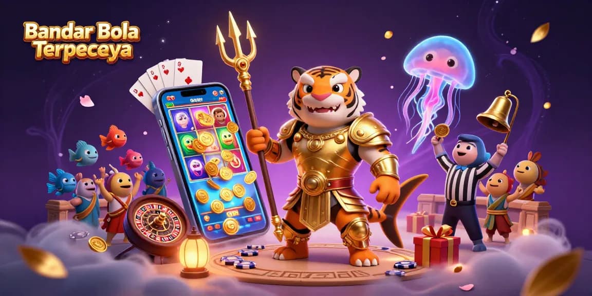 Experience exhilarating wins at Bandar Bola Terpercaya with vibrant digital casino elements