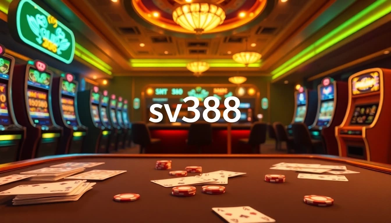 Engage in thrilling online gambling at sv388 with vibrant casino games and betting action.