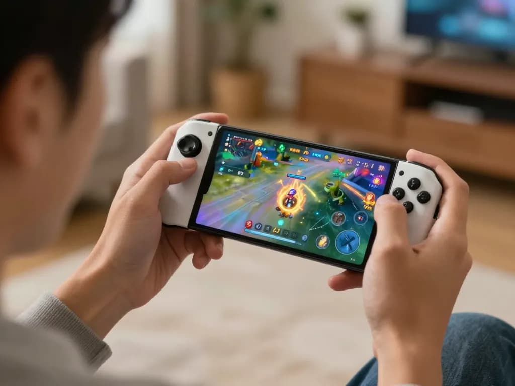Engaging with FN7 game on smartphone showing exciting gameplay and rewards