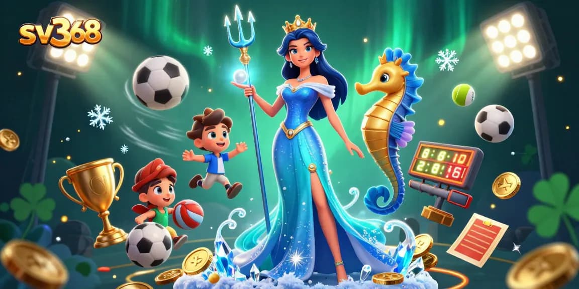 Place bets at sv368 while exploring an enchanting underwater casino world.