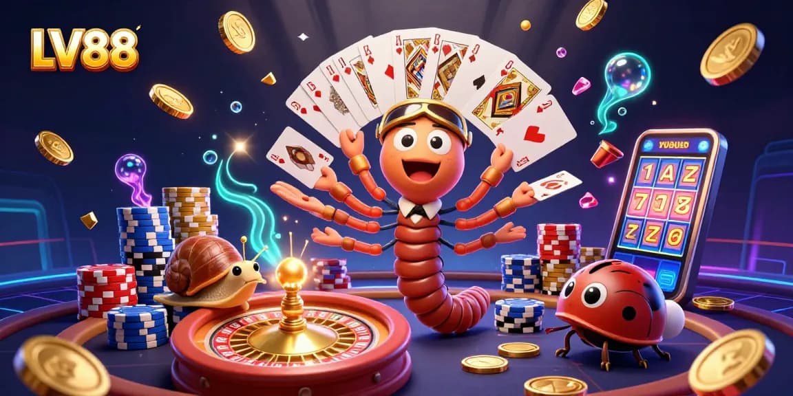 Experience thrills at LV88 online casino with exciting games and vibrant animations.