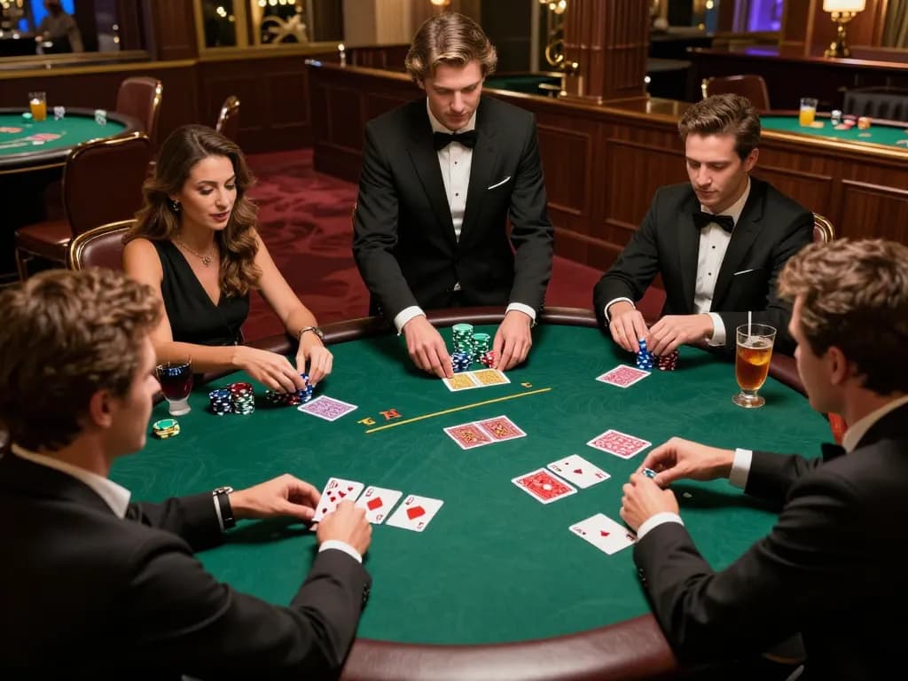 Players engaged in a competitive poker game at 789club, showcasing intense gameplay and excitement.
