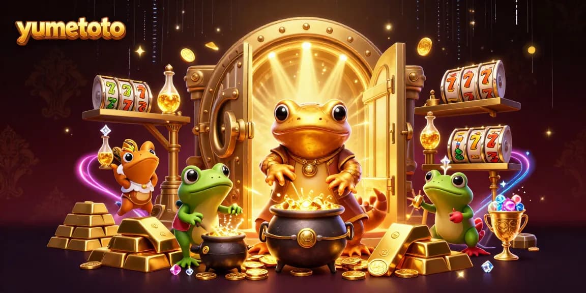 Experience gaming magic with yumetoto's captivating medieval scene of gold transmutation, alchemy, and jackpots.