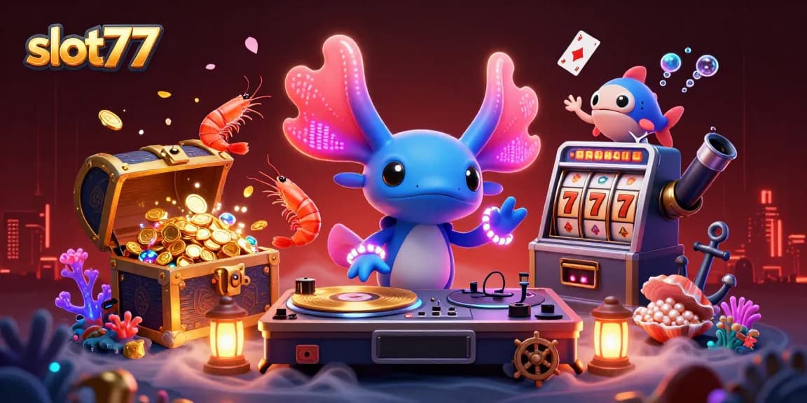 slot77: Menggandeng keberuntungan dengan mesin slot dan karakter lucu di dunia bawah laut