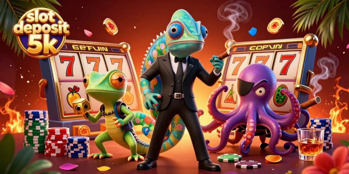 Experience thrilling gameplay with slot deposit 5k featuring vibrant slots and dynamic characters in action.