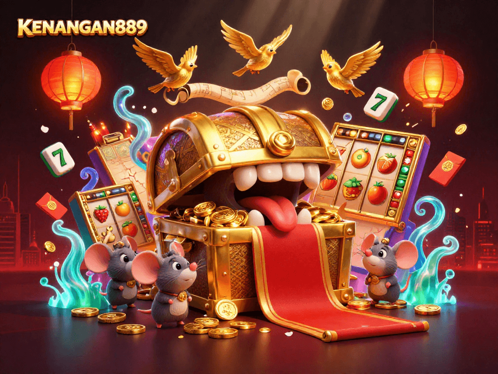 Experience excitement and riches with KENANGAN889's immersive 3D casino adventure.