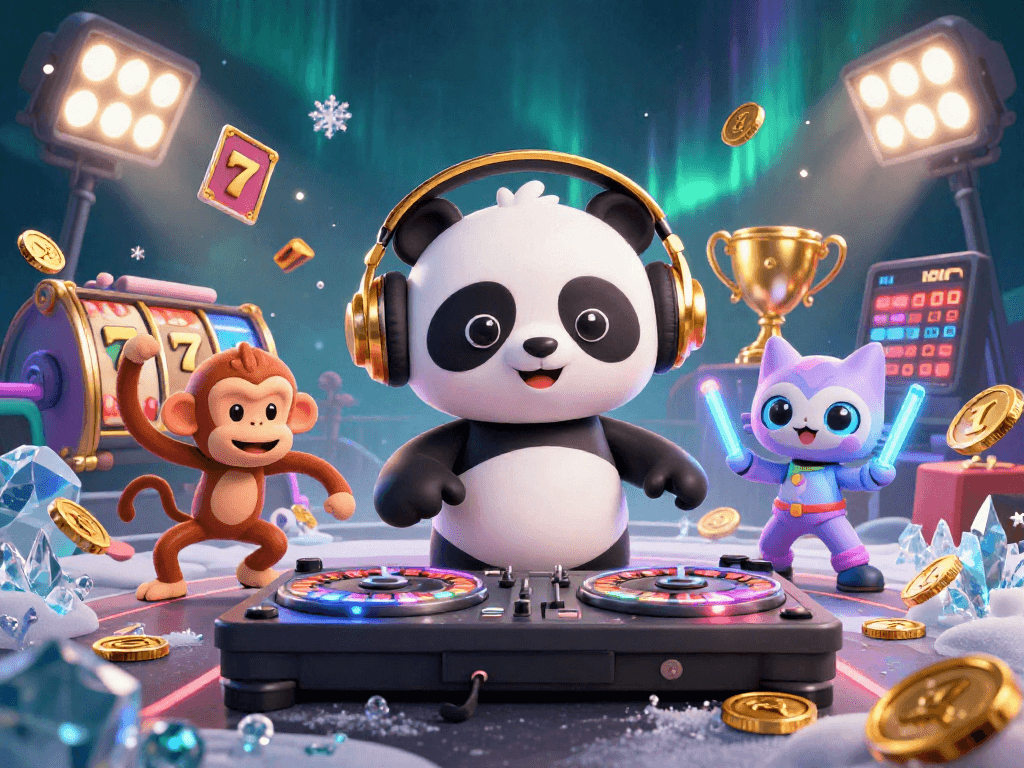 Engage with LGOSUPER's thrilling online slot experience through dynamic gameplay featuring vibrant characters.