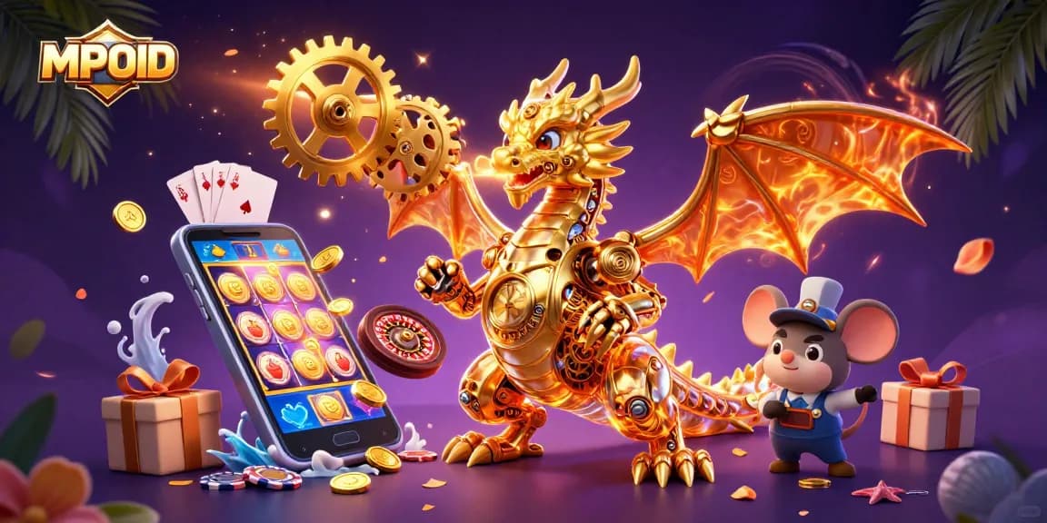 MPOID invites players to engage in exhilarating gaming with golden dragon and vibrant slots.