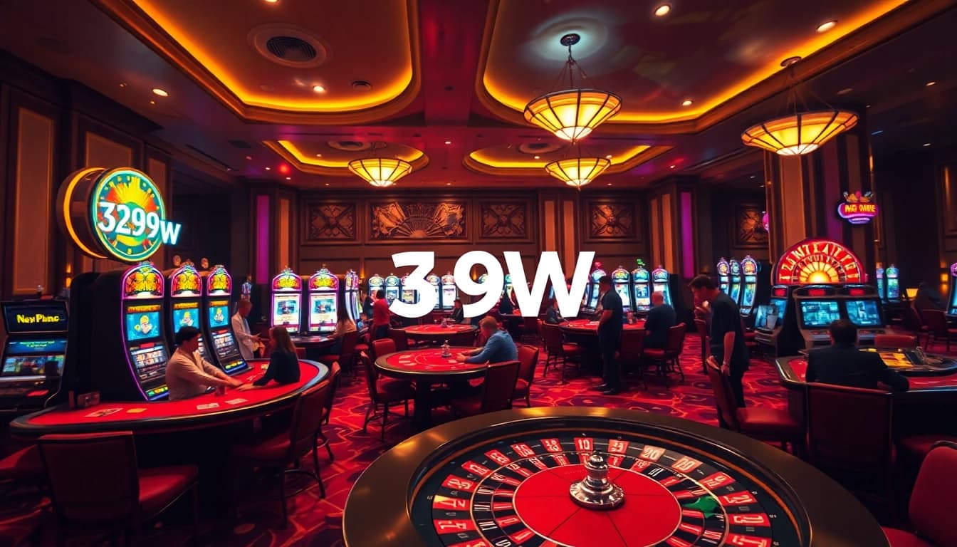 Experience the thrill of 399W with vibrant casino gaming elements.