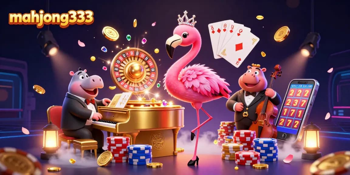 Experience thrilling gameplay at mahjong333 with vibrant casino characters and dynamic elements.