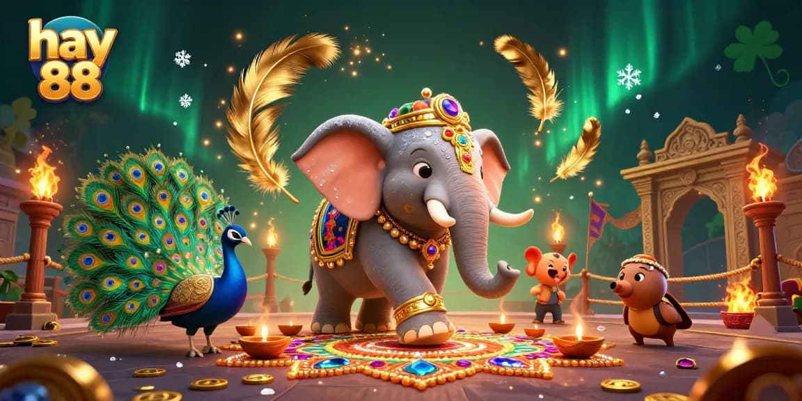 Engage with hay 88 to win in a dynamic online casino experience featuring colorful characters and game elements.