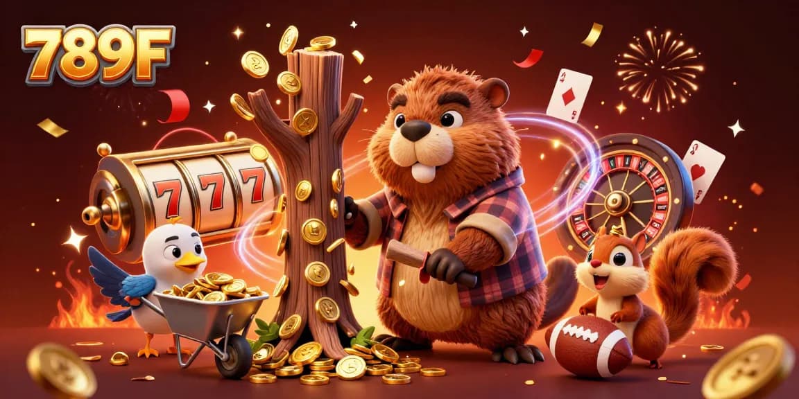 Experience the thrill of winning at 789F with dynamic casino elements and festive energy.