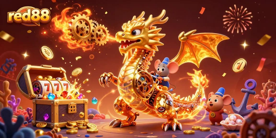 Experience thrilling gameplay at red88 with vibrant casino elements and winning opportunities.