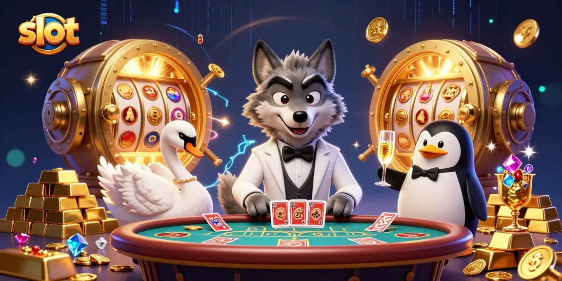 Win exciting jackpots at slots with vibrant characters, sparkling treasures, and engaging gameplay.
