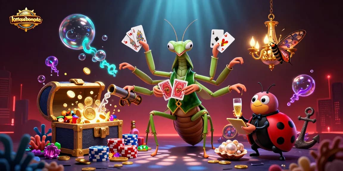 Experience thrilling gameplay with ketquabongda's vibrant 3D cartoon celebration of gambling excitement.