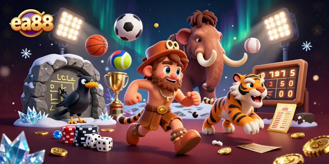 ea88 engages players in an exhilarating prehistoric casino adventure with dynamic sports elements.