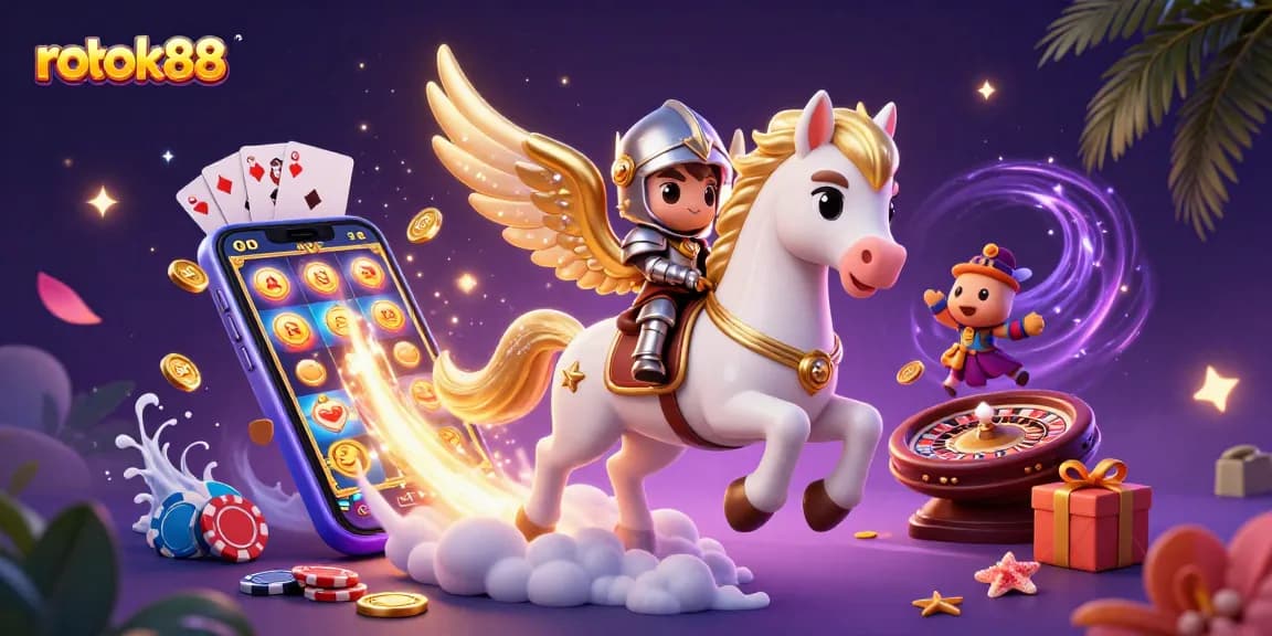 Experience thrilling gameplay with rokok88's vibrant slot action and captivating visuals