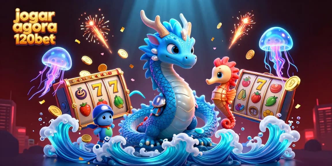Play exciting slots with the 120bet platform featuring vibrant characters and dynamic gaming elements.