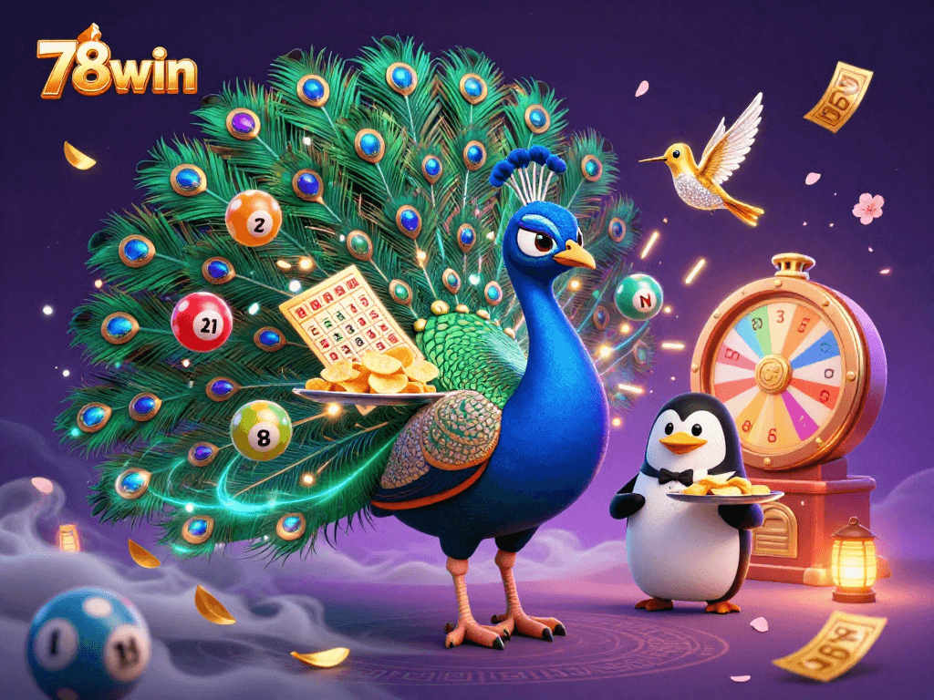 Engage with 78win for dynamic lottery action featuring vibrant game elements and characters.