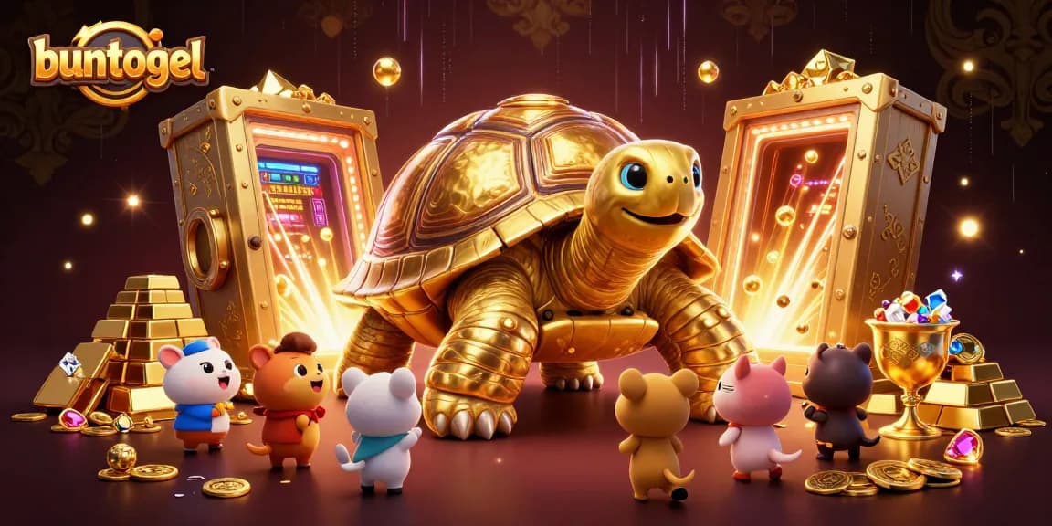 Experience thrilling TOTO TOGEL action with BUNTOGEL showcasing golden treasures and excited players.