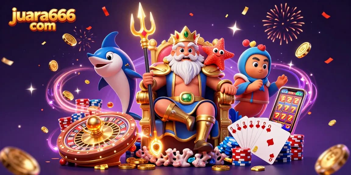 Rasakan permainan mendebarkan di juara666 com dengan Neptune, permata, koin, dan suasana meriah.