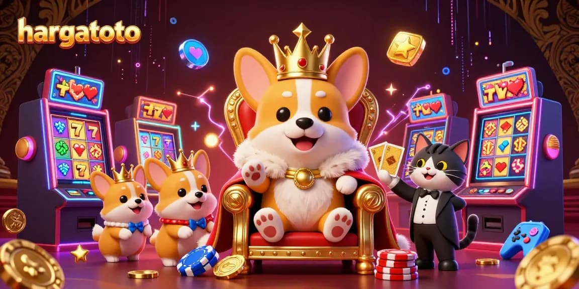 HARGATOTO menghadirkan pengalaman bermain slot 4D dengan jackpot eksklusif dalam ilustrasi seni 3D yang menakjubkan.