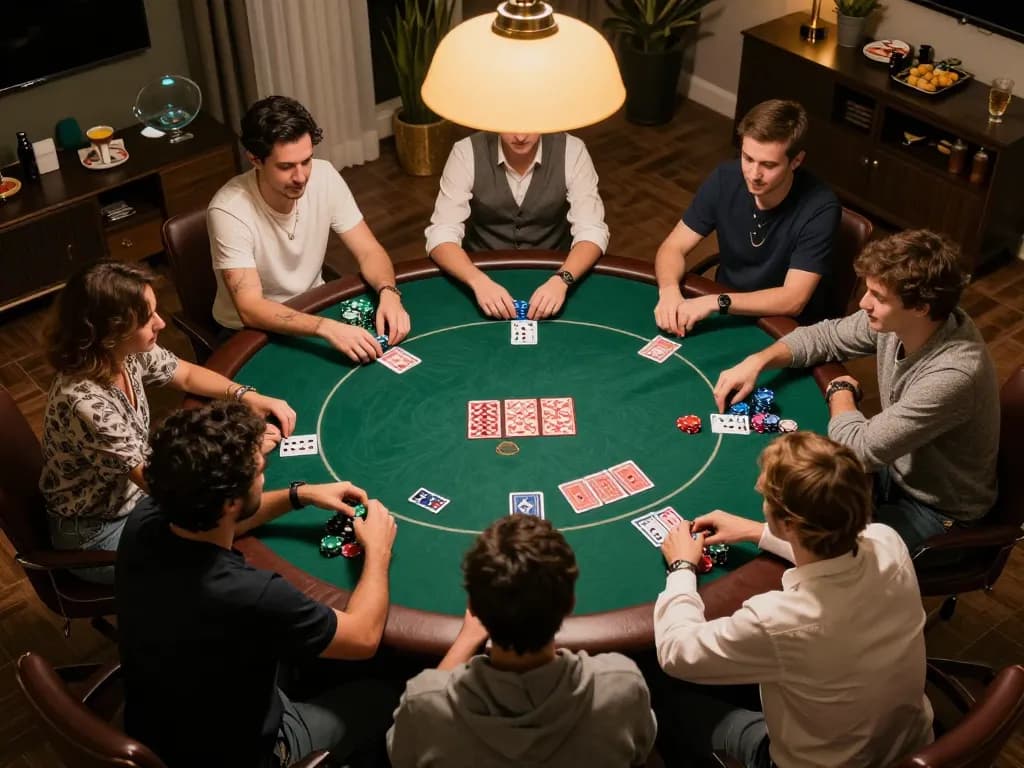Engaging poker game night with friends showcasing strategy at organicsuperfoodshub.