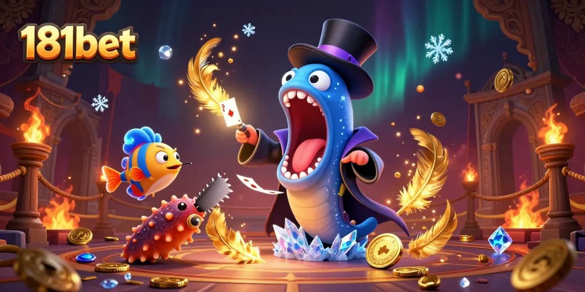 Experience thrilling card tricks at 181bet with our magical deep-sea casino adventure.
