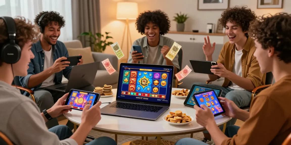 Players exploring RTP metrics while enjoying online slot gaming.