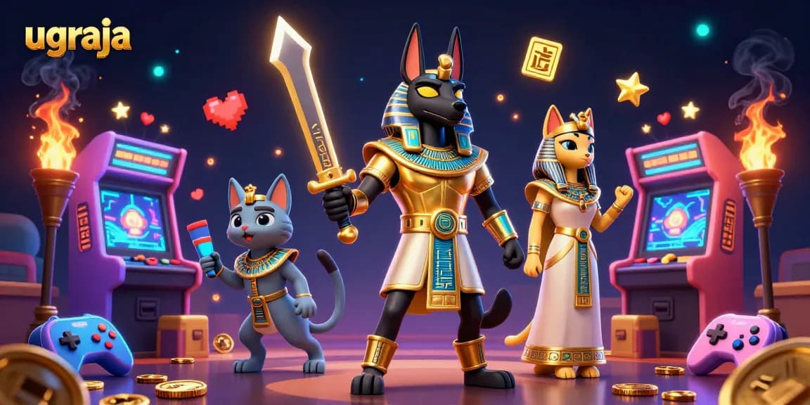 Kunjungi UGRAJA untuk merasakan keseruan permainan arcade dan jackpot dengan desain menawan.