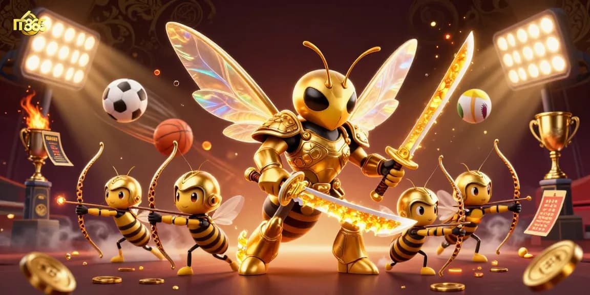 Win big with m365 gaming as a samurai hornet conquers the casino world.