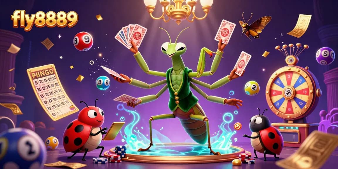 Experience the vibrant action at fly8889, where giant card sharps and ladybug pit bosses bring casino fun alive.
