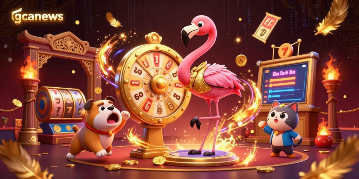 gcanews showcases thrilling slot gameplay with a 3D game show host and action-packed atmosphere