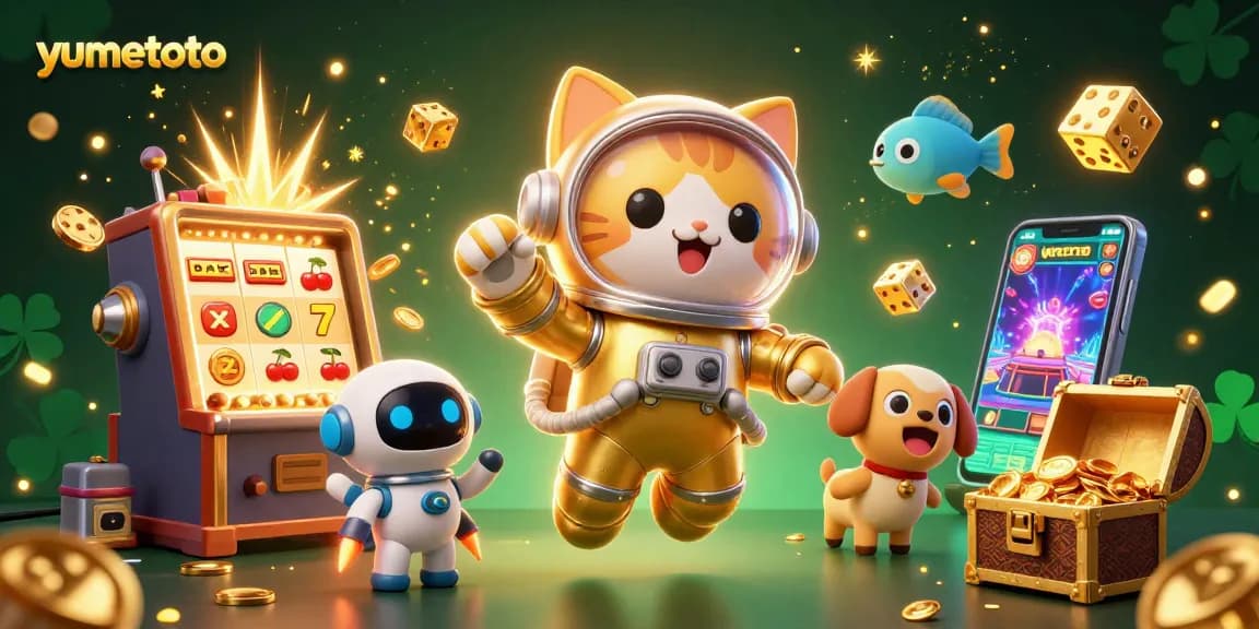Experience thrilling gaming at yumetoto with an exciting jackpot explosion in this vibrant casino scene.