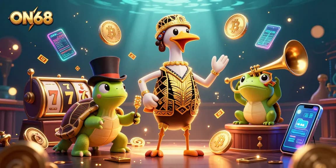 Engage in fun and excitement with ON68’s slots featuring vibrant animations and unique game mechanics.