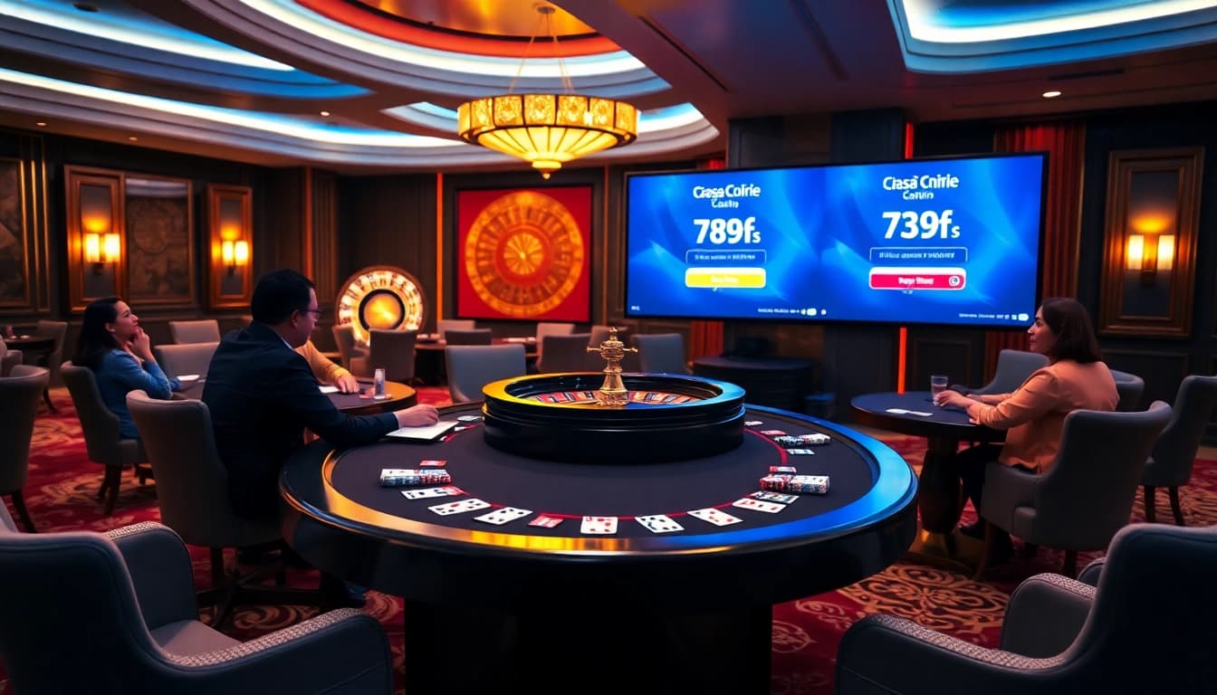 Experience the thrill of 789f đăng nhập at a luxurious casino atmosphere full of excitement and opportunity.