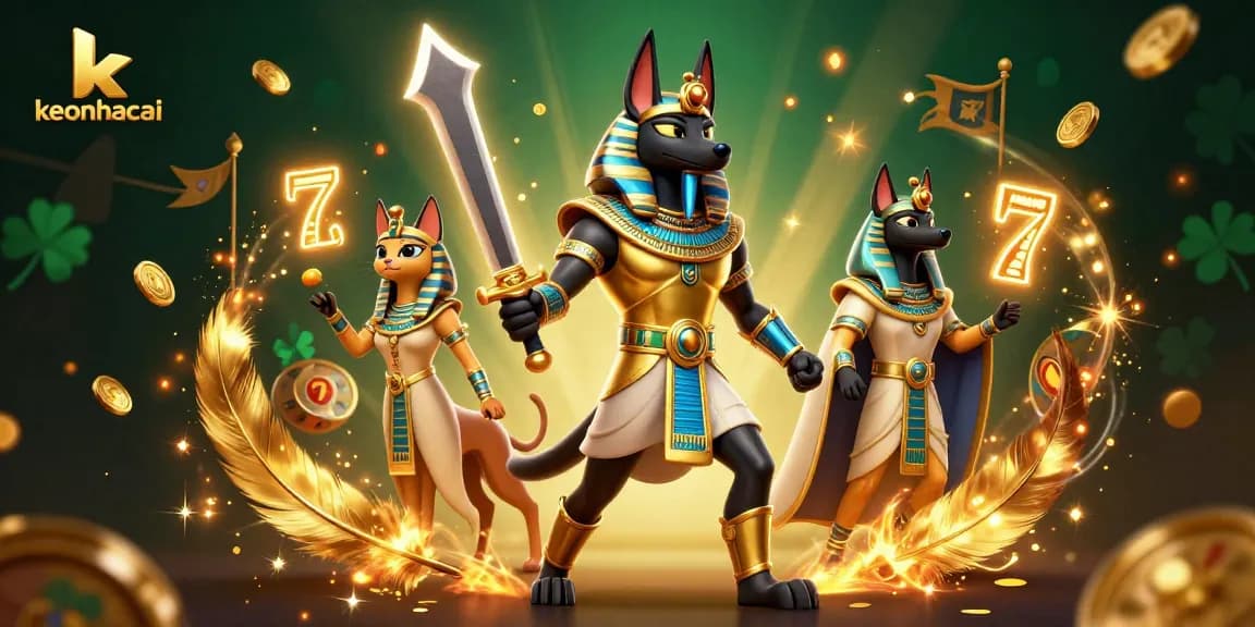 Engage with vibrant keonhacai casino action featuring heroic characters amongst slot reels and gold!