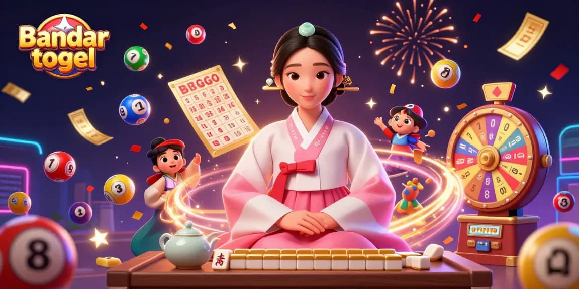 Berinteraksi dengan Bandar togel melalui bola lotere yang penuh warna dan elemen permainan yang menarik.