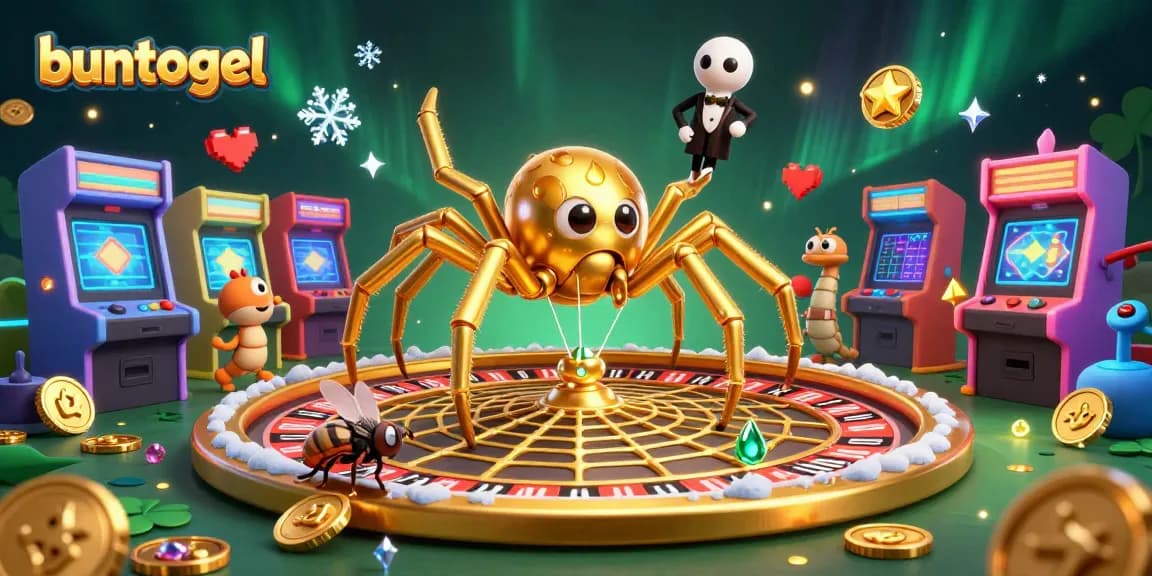 Experience luck and excitement with buntogel in this vibrant, interactive gambling scene.