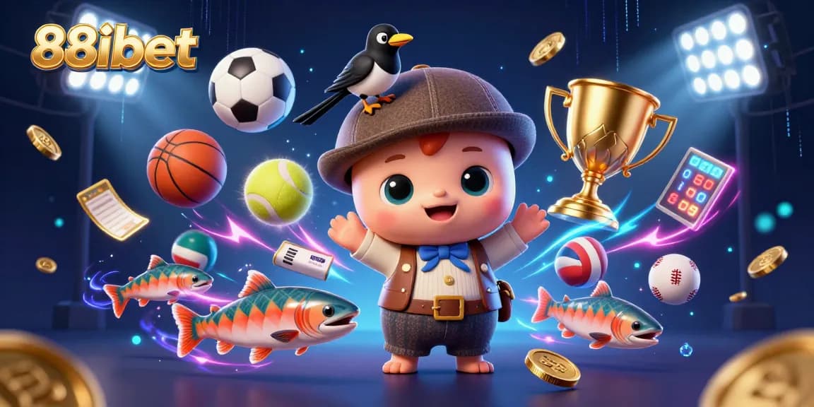 88ibet brings excitement to sports betting with cartoon Nessie and playful elements.