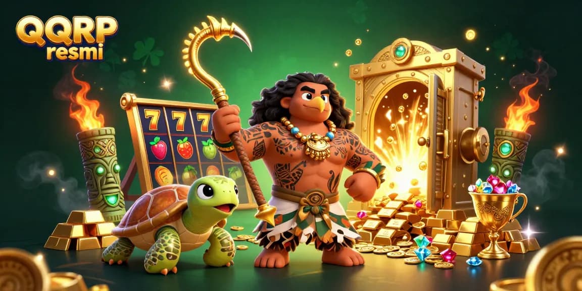 Play exciting slots on QQRP resmi with stunning 3D characters and vibrant gems!
