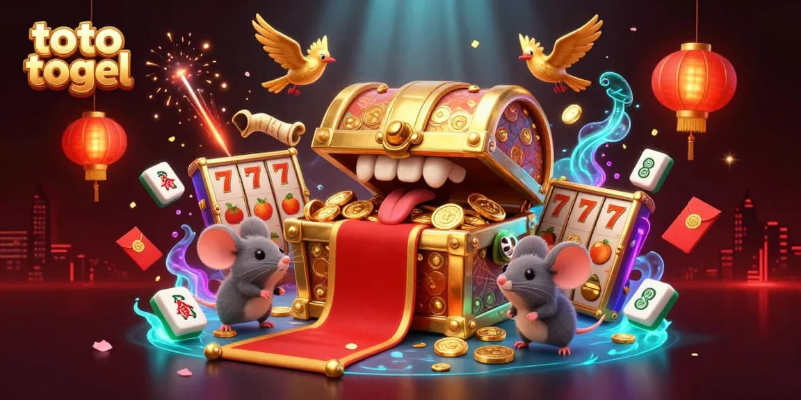 Experience big wins in toto togel with our dynamic 3D illustration showcasing vibrant gaming elements.