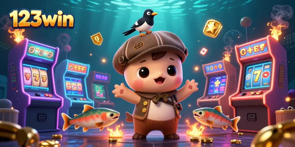 Experience exhilarating luck at 123win with vibrant 3D casino characters and energetic gameplay elements.